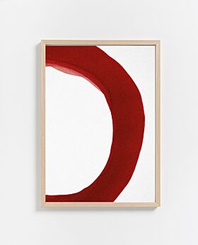 PAPER COLLECTIVE Enso Red 02 print - T 50x70cm