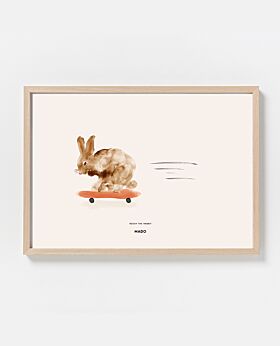 PAPER COLLECTIVE Rocky the Rabbit print - landscape