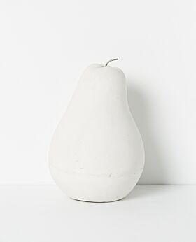 Rania concrete pear - large - white
