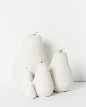 Rania concrete pear - white