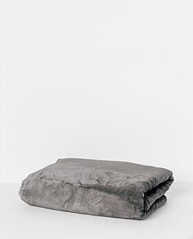 Salisbury fleece blanket - dark grey