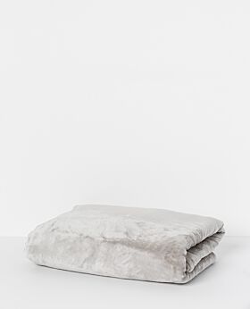 Salisbury fleece blanket - light grey 