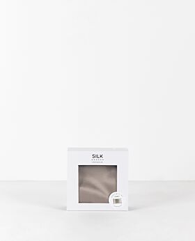 Silk Magnolia Pure Silk Pillowcase in Gift Box - Silver Mist