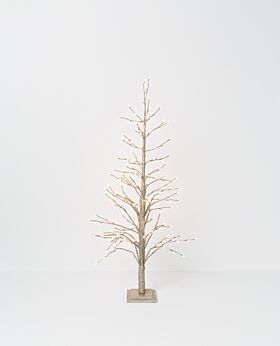 Spruce LED tree champagne sparkle - medium
