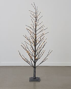 Spruce LED tree gunmetal - large