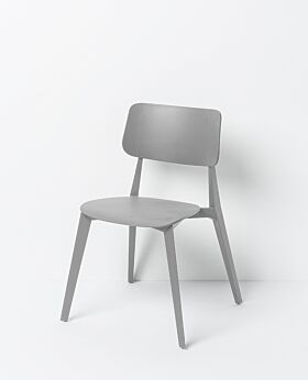 Stellar stackable dining chair - grey