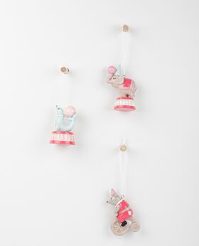 Storybook hanging circus friends - set of 3