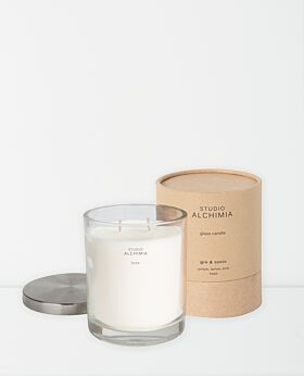 Studio Alchimia soy candle in glass jar