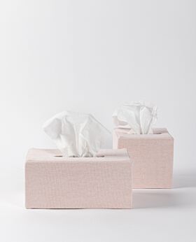 Tela canvas tissue box - blush