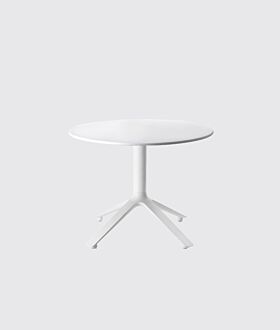 Café Eex round low table - white