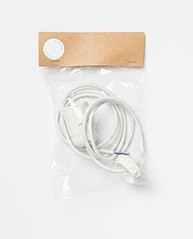 Lally pendant electrical cord - white