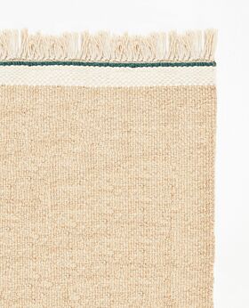 Pastello handwoven wool rug - beach sand - large