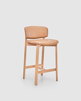 Yves counter stool - natural oak