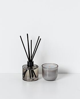 Zero˚ candle & diffuser set - black