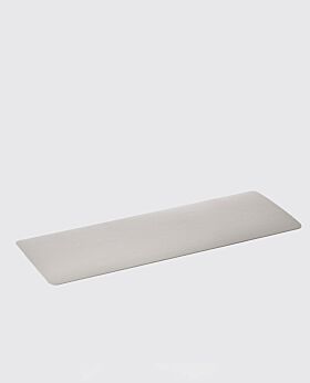 Zone linoleum desk mat - pebble grey large