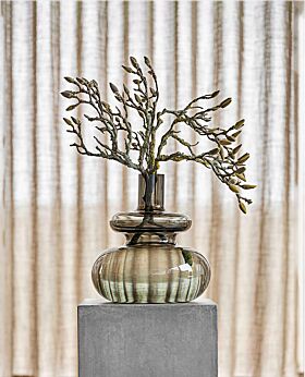 Zone Inu vase large - smoked grey