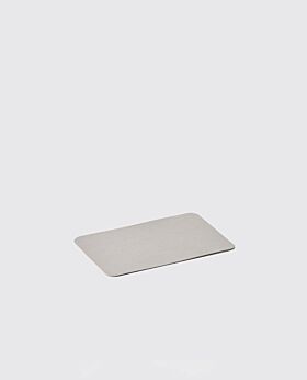 Zone linoleum mouse pad - pebble grey small