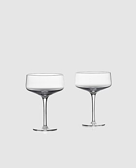 Zone cocktail crystal glass set of 2