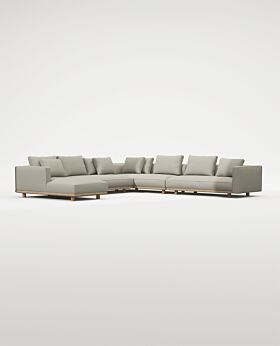 Islet set F modular sofa - left facing