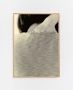 PAPER COLLECTIVE Striped shirt framed print - 50x70cm