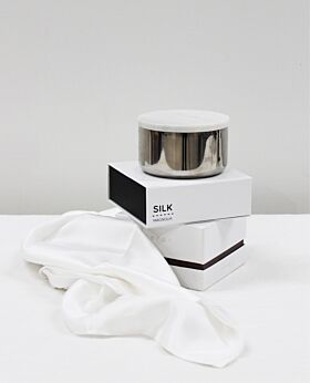 Silk Magnolia Pure Silk Pillowcase & Candle Gift Set