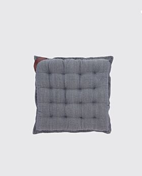 Sodhal seat cushion square - melange indigo