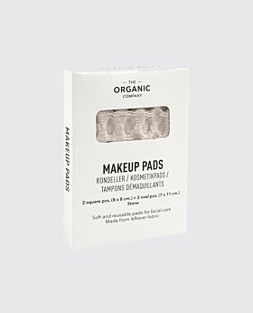 The Organic Co big waffle make-up pads - stone