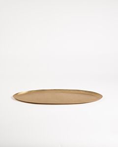 Dante brass oval platter