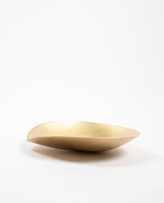 Dante crease brass bowl - large