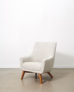Lotte armchair - shell grey