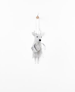Storybook hanging mouse with book