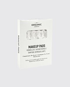 The Organic Co big waffle make-up pads - natural white